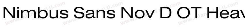 Nimbus Sans Nov D OT Heavy字体转换